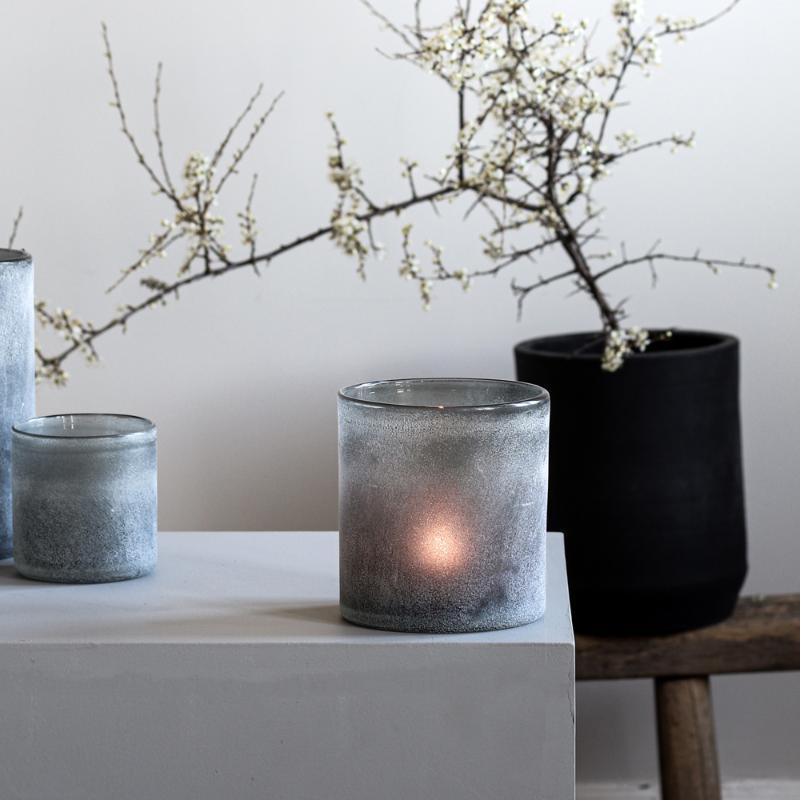 Frsot Candle holder medium grey