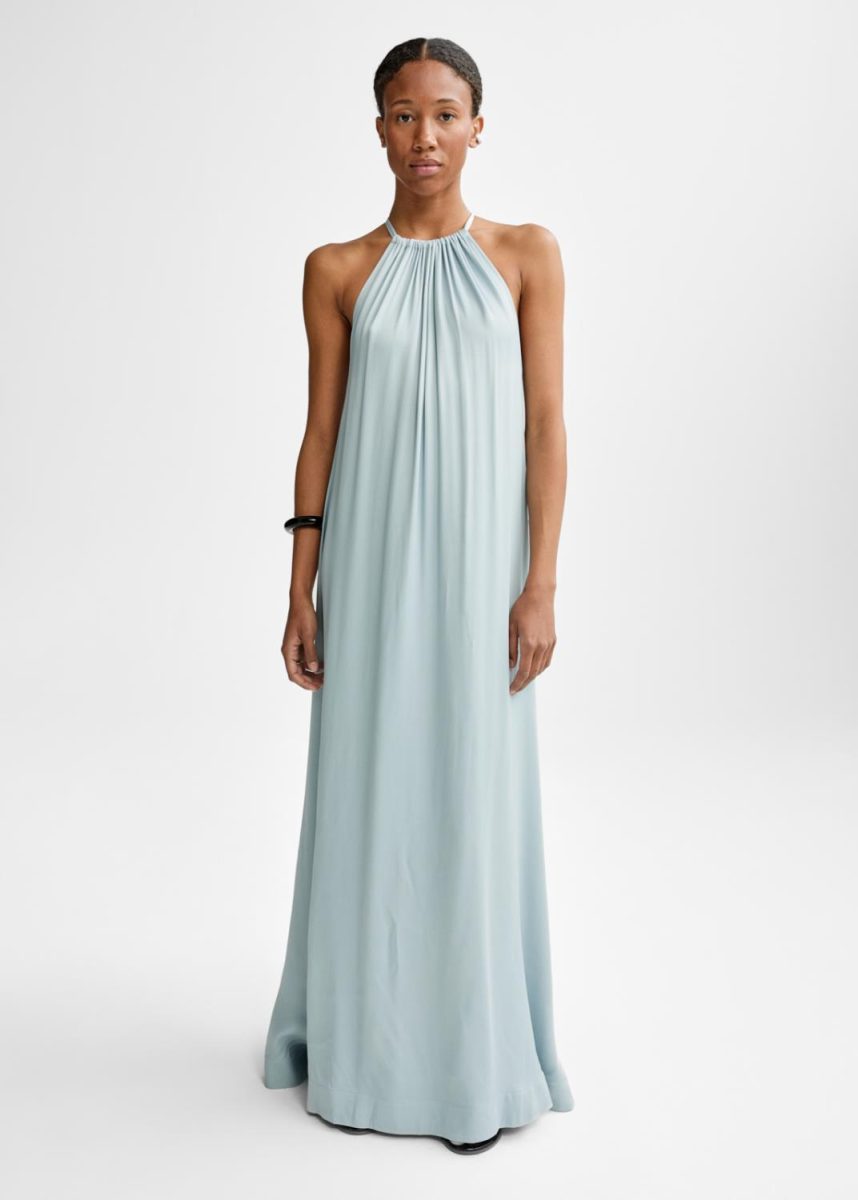 Dalina Viscose Dress - Sky