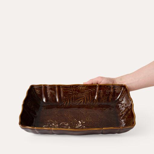 Large grathing dish - coffee