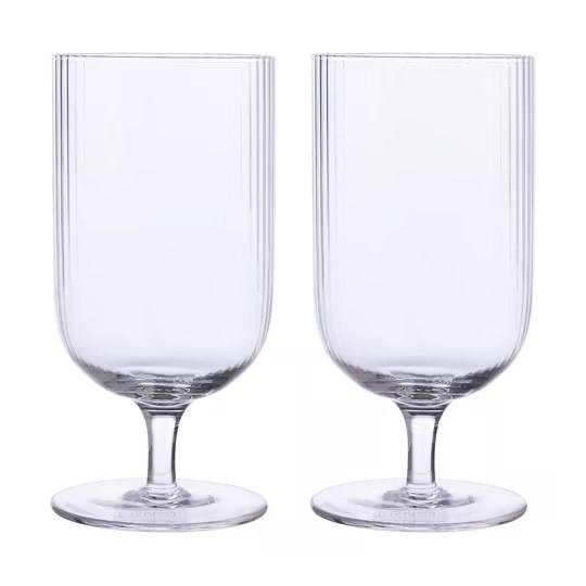 Ernst ølglass riflet 2 pk