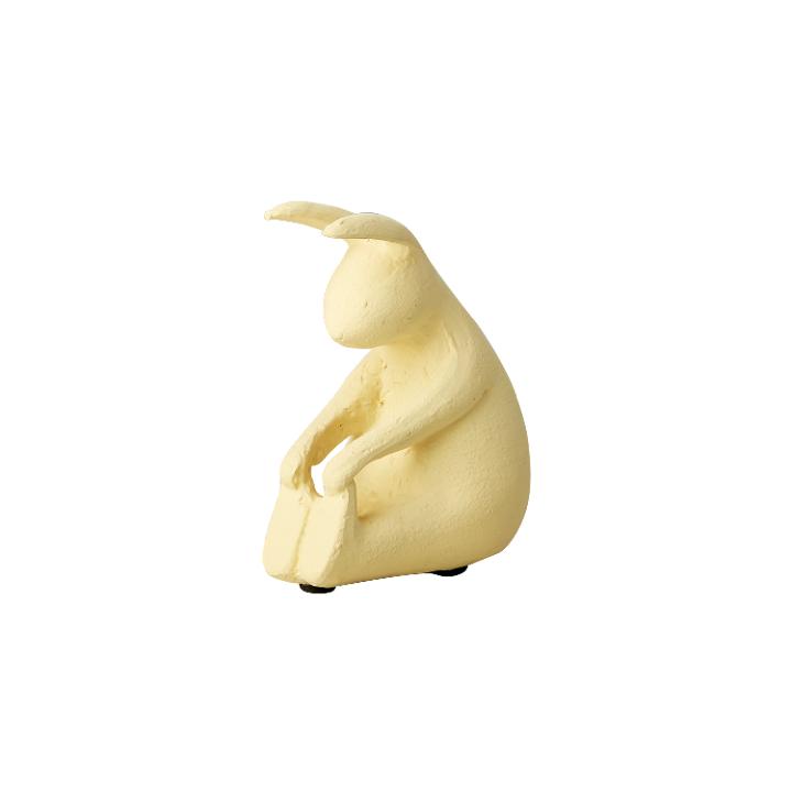 Yoga Rabbit Gul Sittende