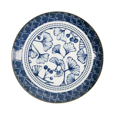 Flora Japonica Plate Ginko 20,6x2,2 cm