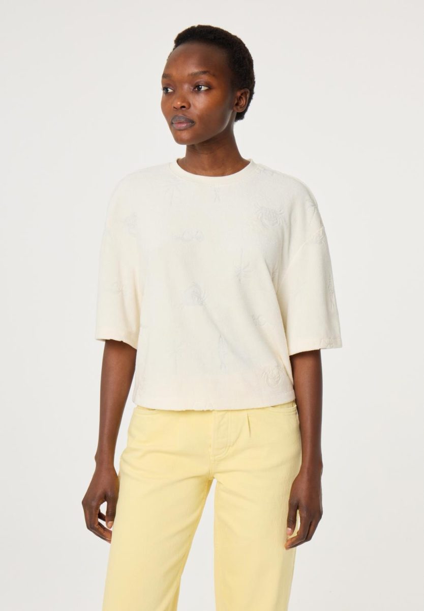 Evy T-Shirt Cozy White