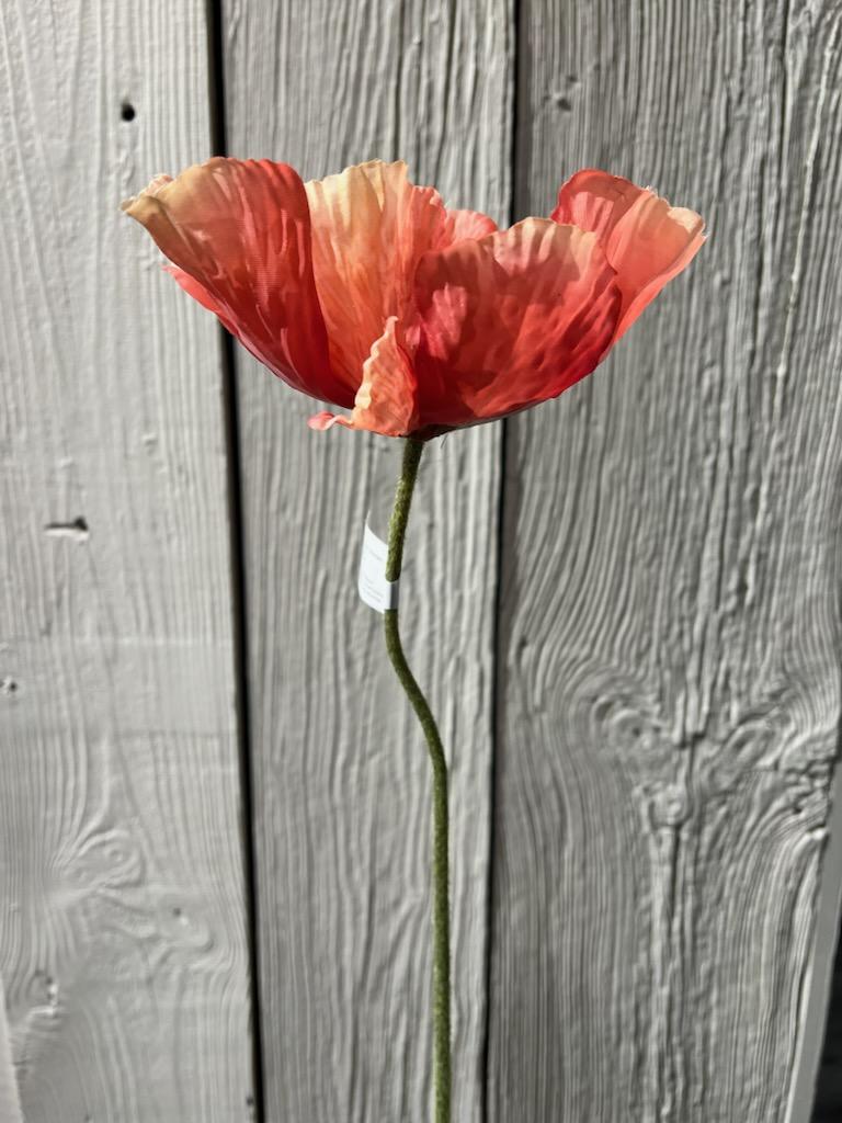 Stilk - Valmue Mørk rosa 75 cm