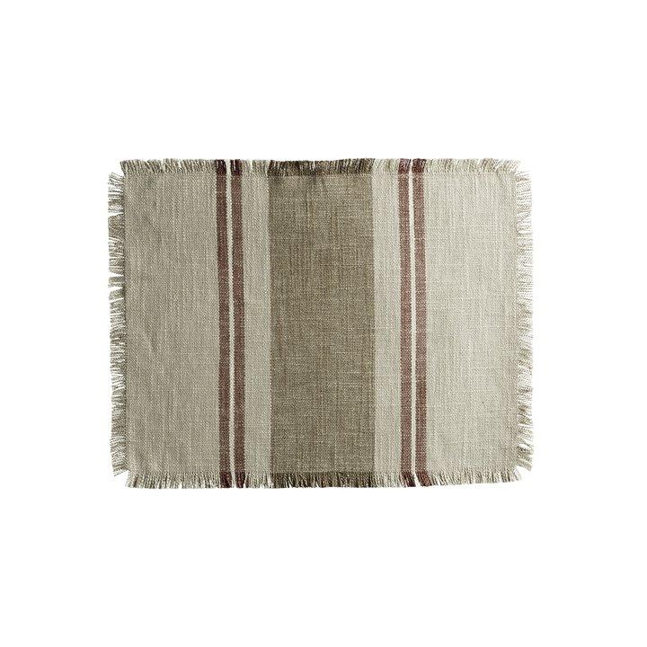 Dekkebrikke stripe Sand