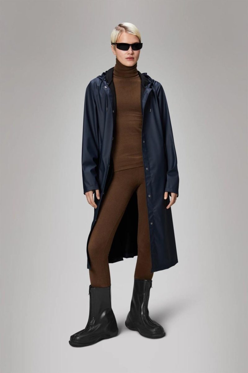 A - Line Longer W Jacket - Navy