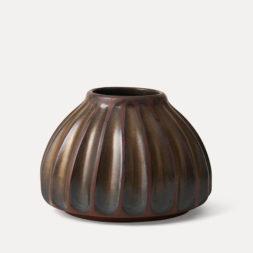 Salon Small Round Vase Bronze