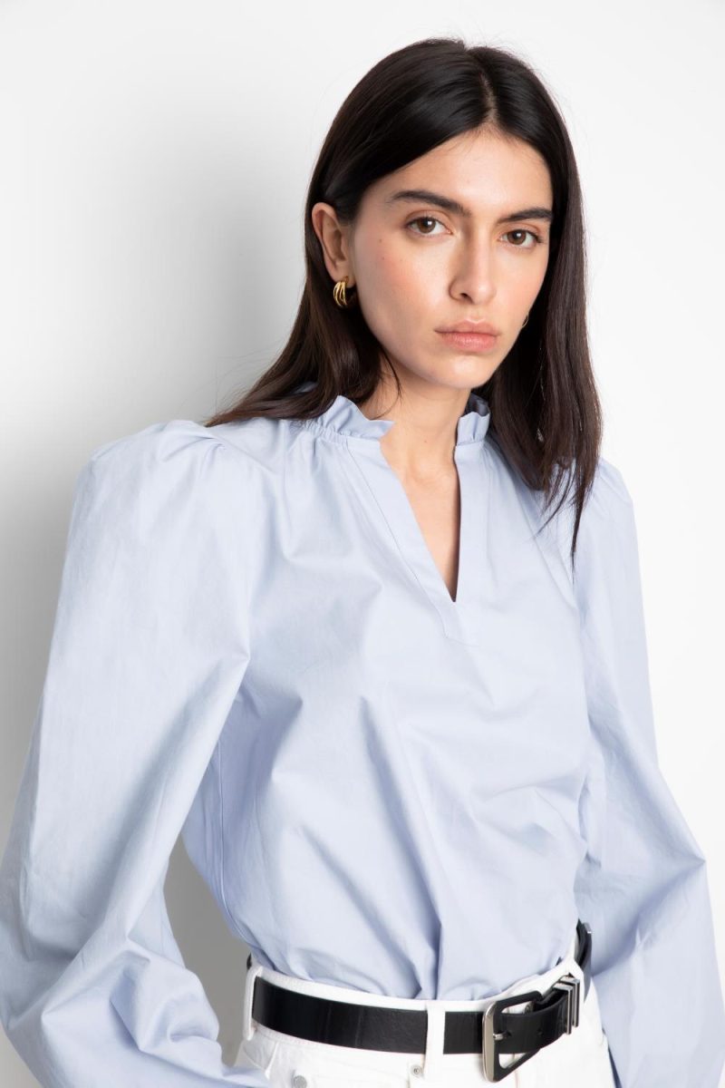 Infinity Blouse Light Blue