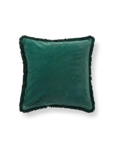 Putetrekk Fringle Velour Organisk Bomull - Grønn