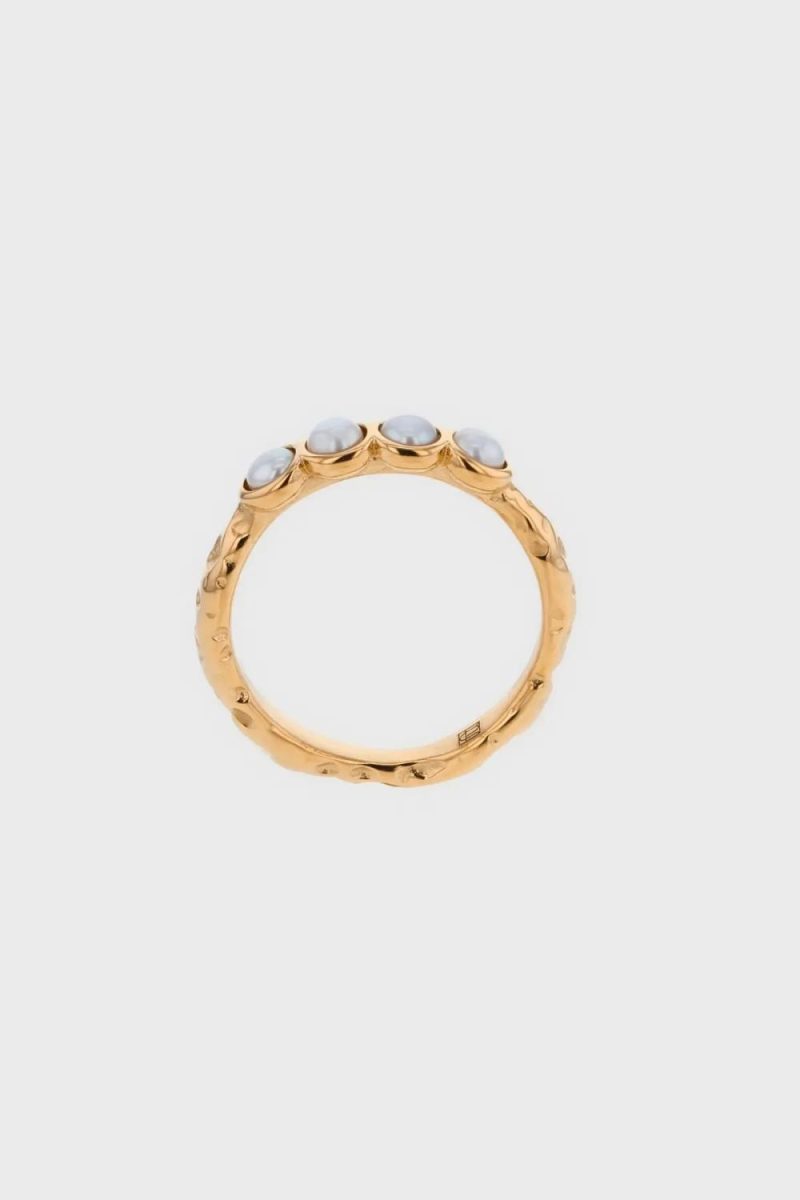 Pearl Row Ring