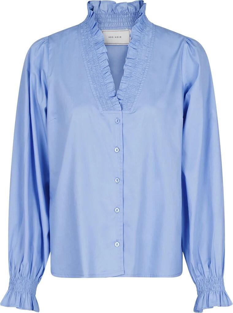 Brielle Solid Shirt Sky Blue