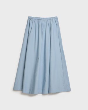Amira Poplin Skirt - Storm