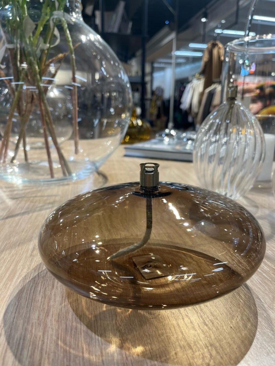 Peri Design Oljelampe Disc Champagne Large