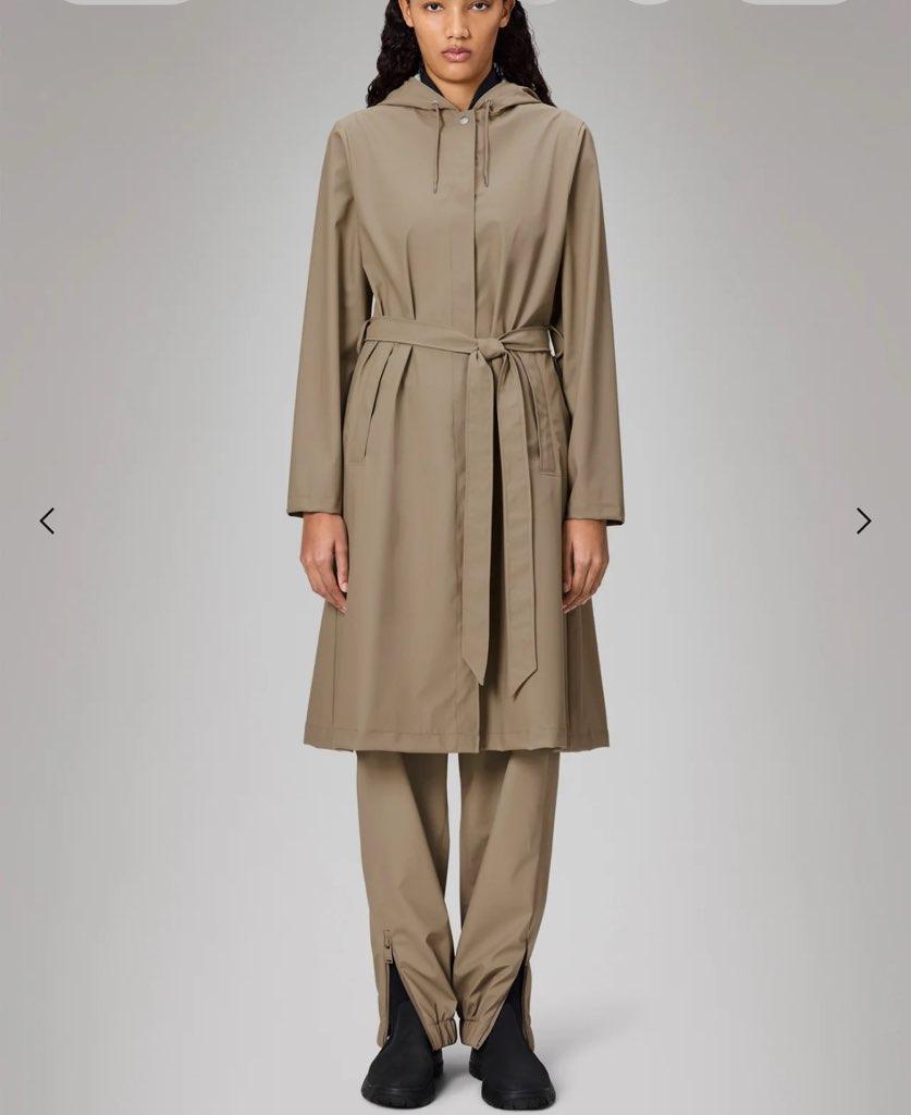 A - Line Longer W Jacket - Beige