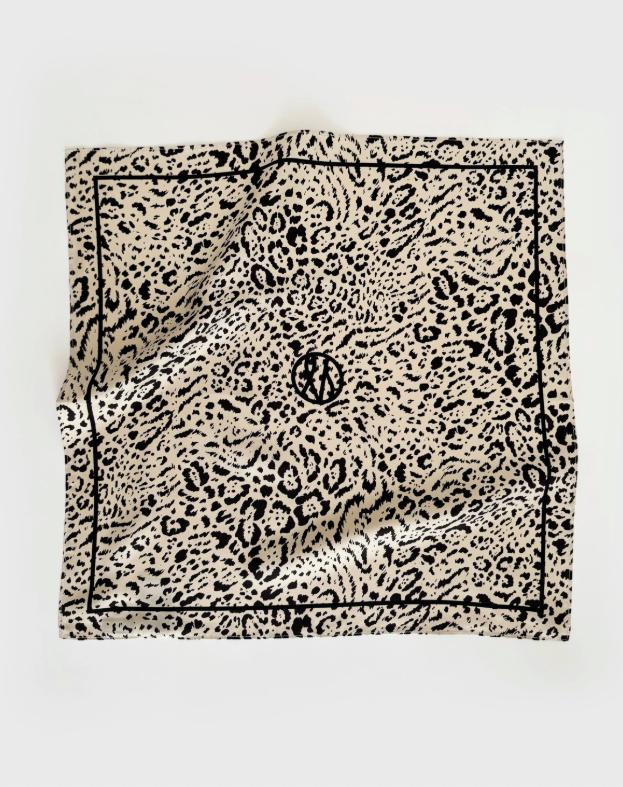 Leo Scarf Sand & Black