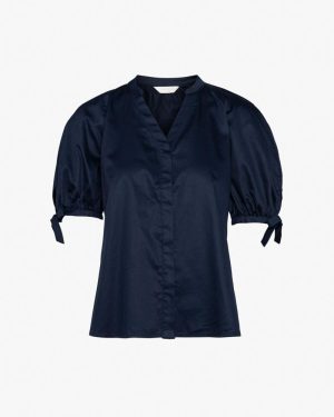 Liza Blouse Navy