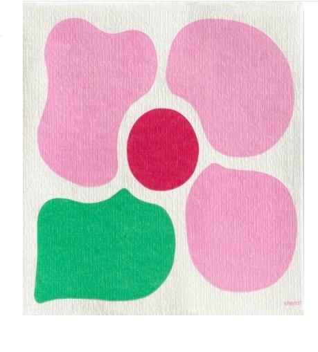 Serviett PAVIOT FLEUR POP ROSE 40x40cm