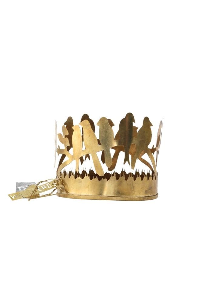 Lyslykt Birds messing H: 8 cm dia: 10 cm