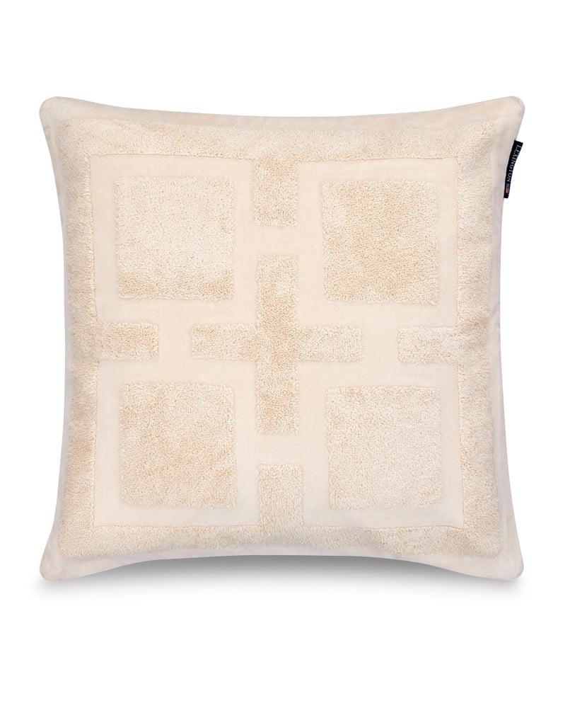 Graphic Organic Pillow Cover Light Beige 50X50cm