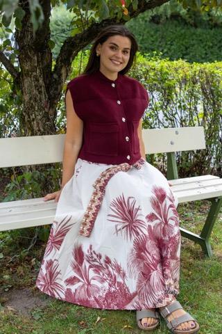 From Paris With Love - Orlinn Vest - Burgunder