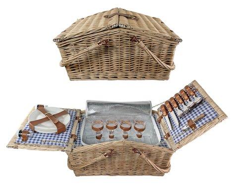 Willow picnic basket for 48x32x20cm