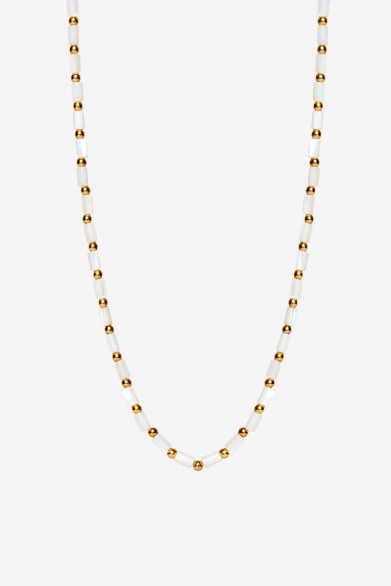 The White Chell Necklace Off-white