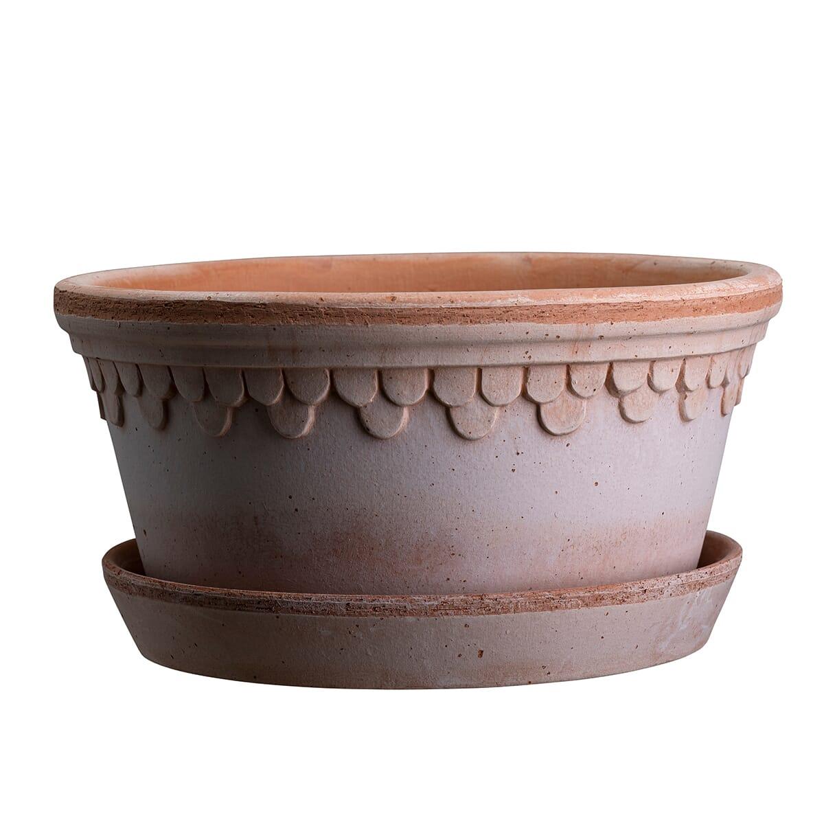 Potte - Københavner m/skål Low Rose 25 cm