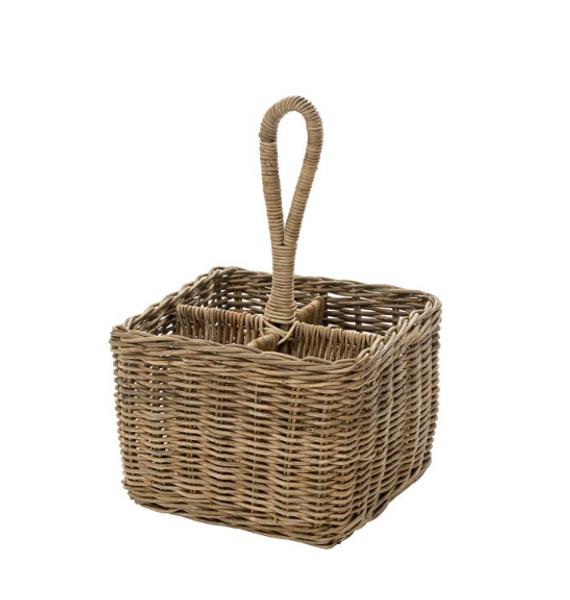 Redskapskurv m/håndtak 4 rom