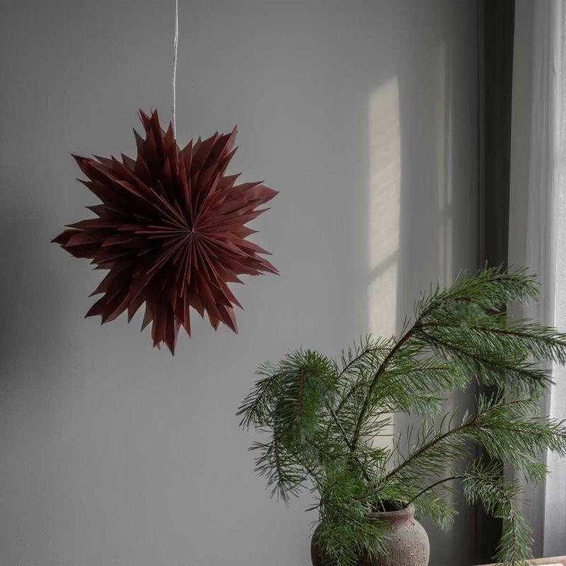 Oslo Julestjerne Red Ocre 44 cm