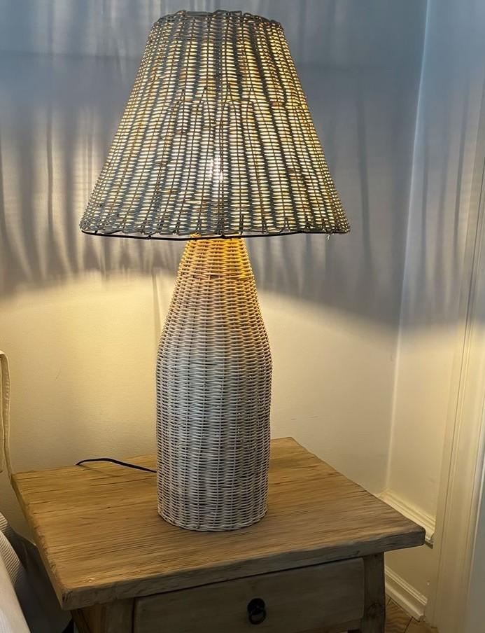 Wicker Dora Table Lamp