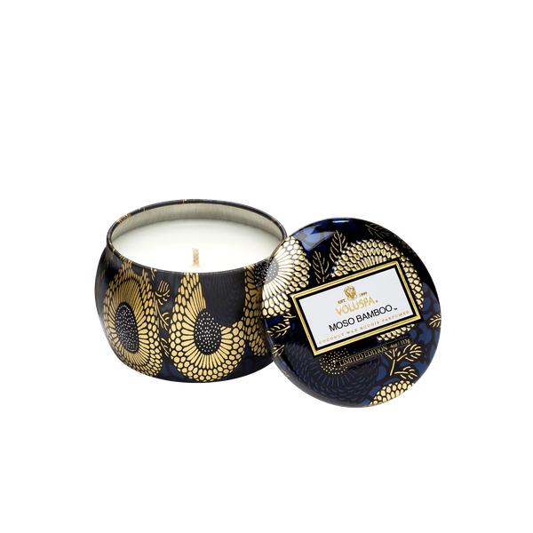 Mini Tin Candle 25 timer Moso Bamboo