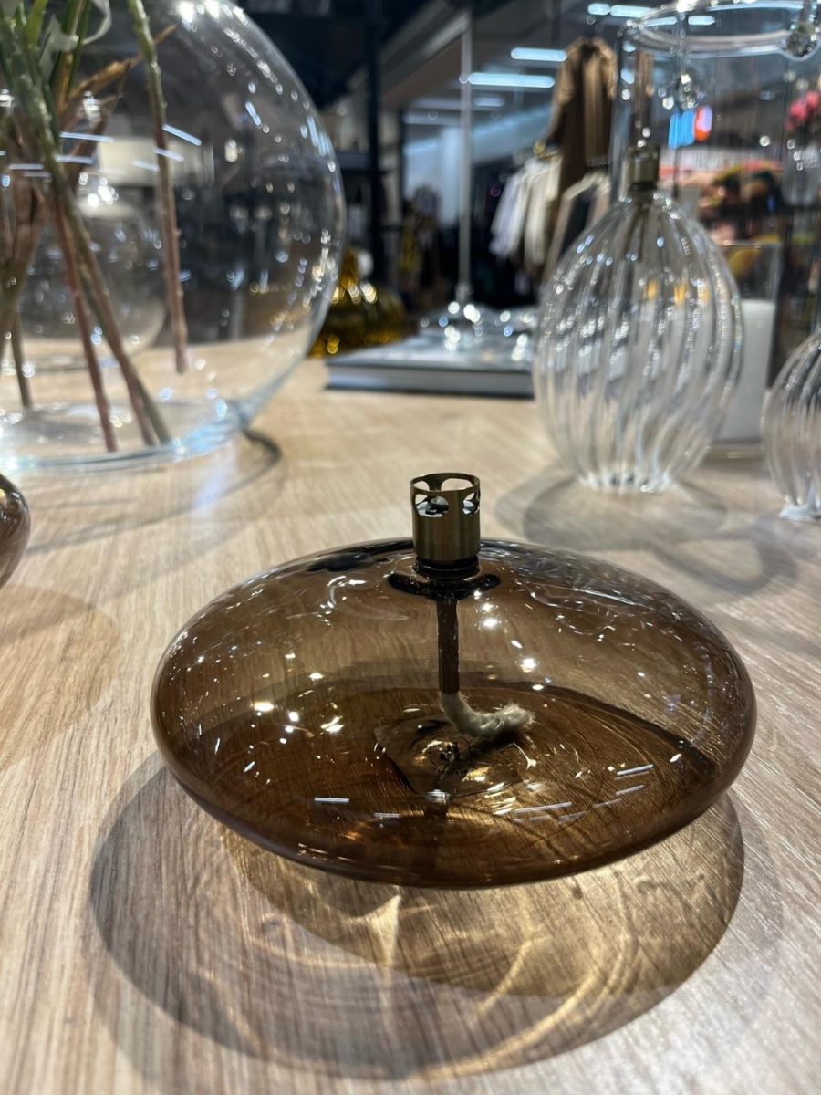 Peri Design Oljelampe Disc Champagne Medium