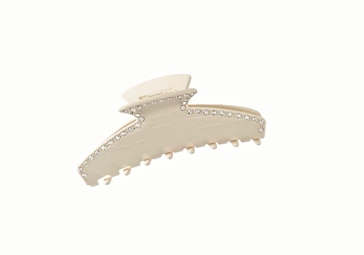 Exclusive hårklype Elisabeth stor - creme