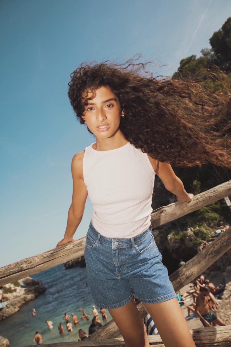 Peggy Rib Boatneck Top - Offwhite