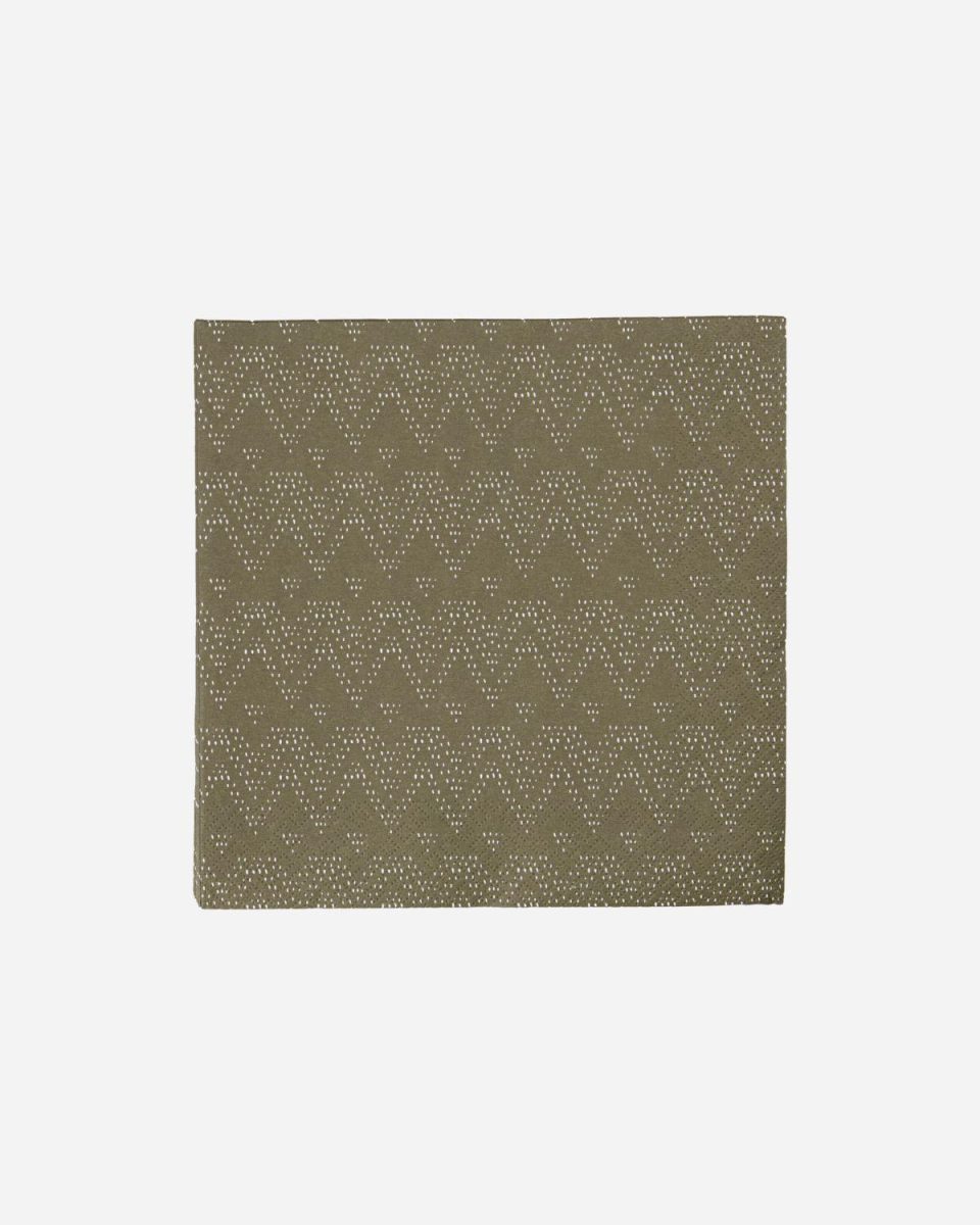 Napkins Ski Dark Green