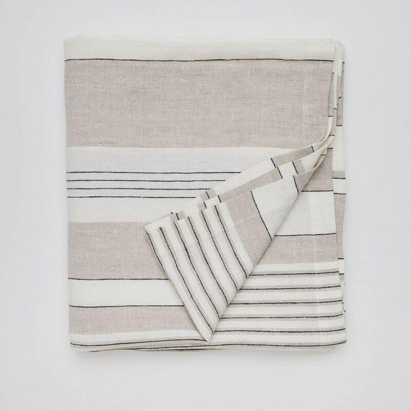 Noah duk 145x270 cm beige stripe