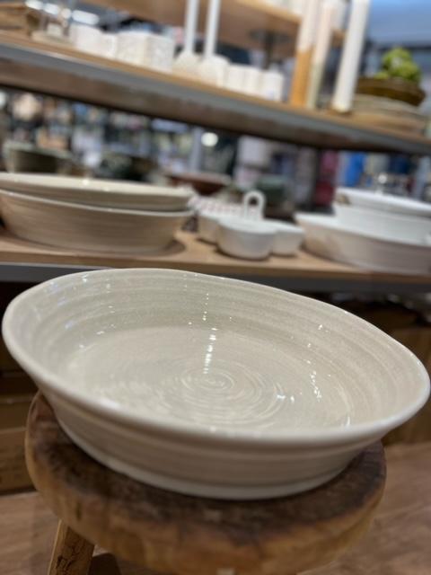 Fat Capri dia 37 cm Hvit