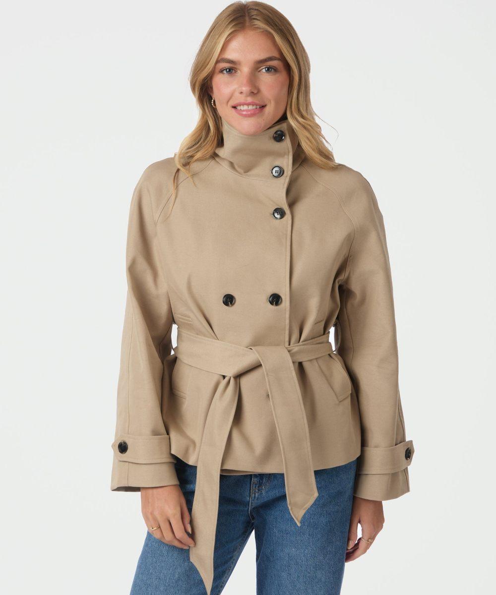 Munet Trench Jacket - Sand