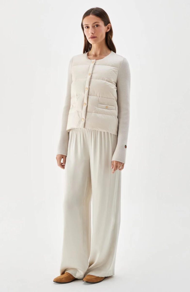 Iva Down Jacket Silver Birch