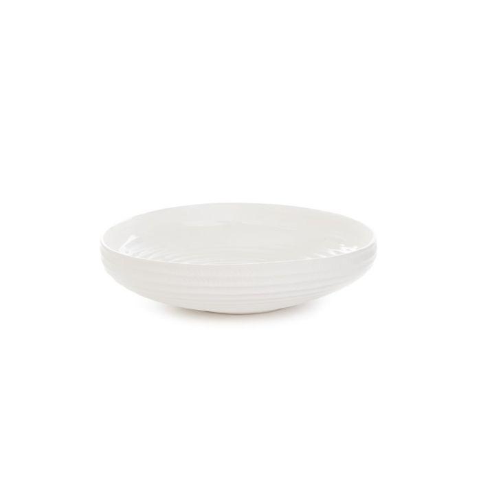 Søgne bolle hvit ribbed large