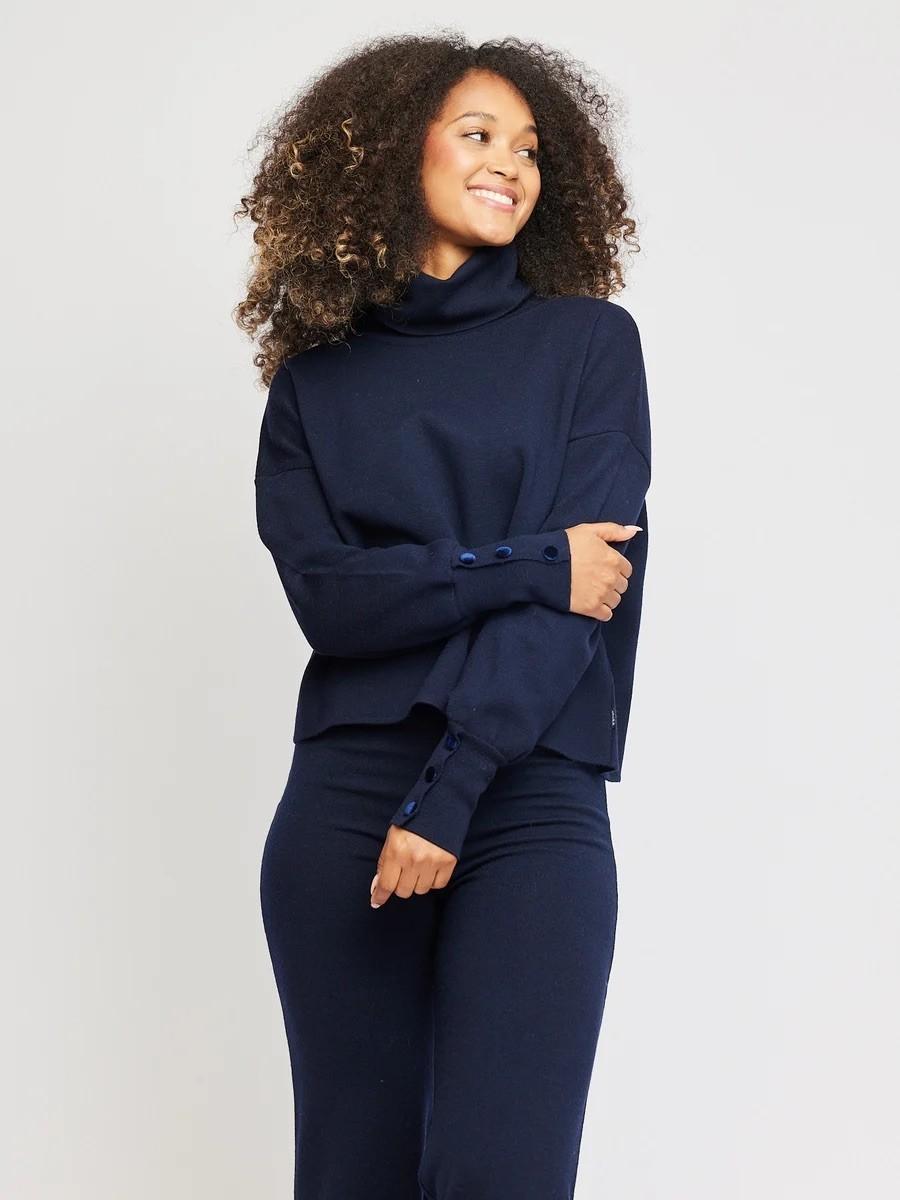 Tyra Merino Sweater Navy