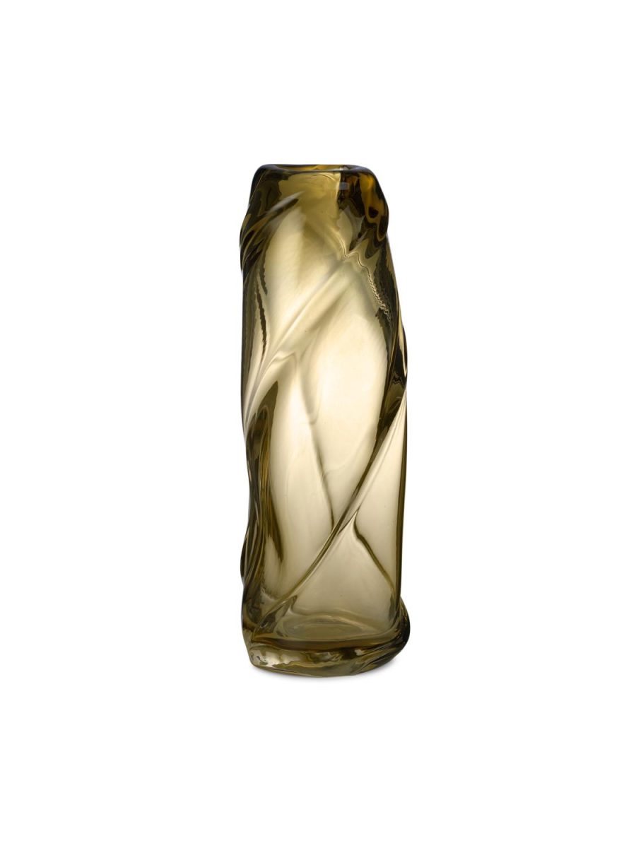 Water Swirl Vase Light yellow