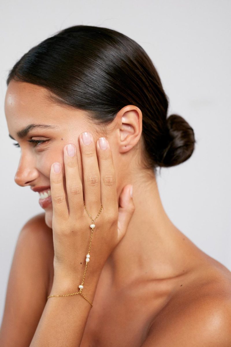 Pearley Handchain - Gold