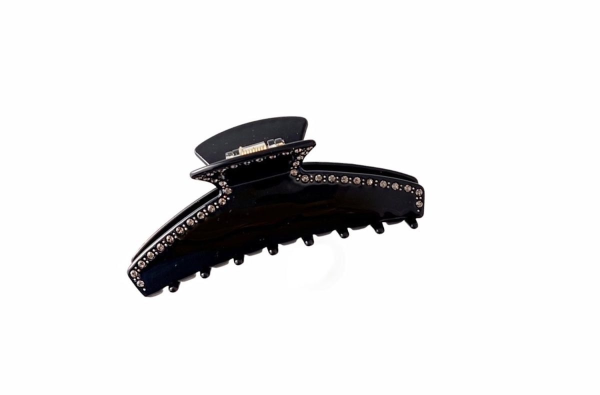 Exclusive hårklype Elisabeth stor - sort