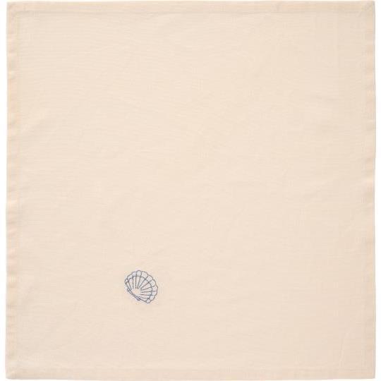 Stoffserviett Atlantis m / musling butter cream
