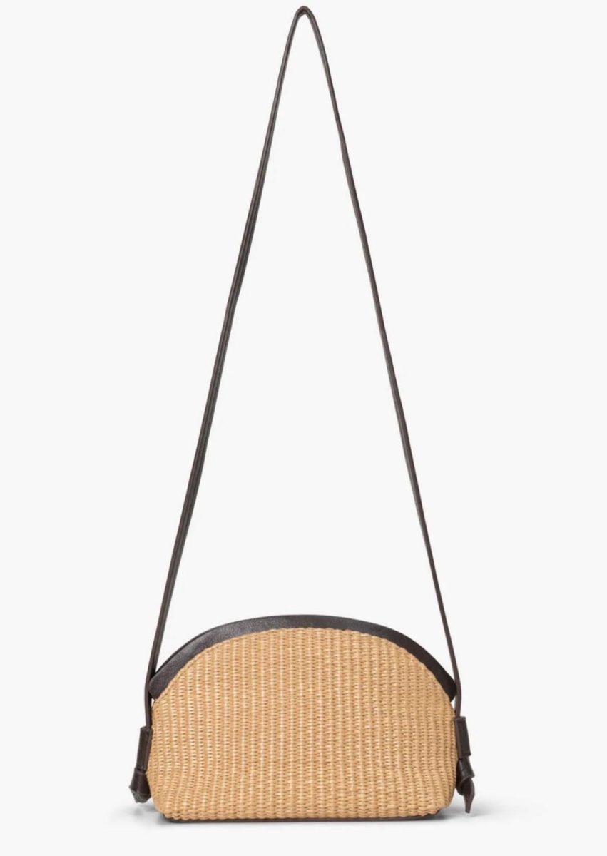 Day Woven Straw Cross Body Starfish Beige