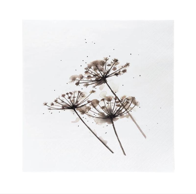 Søgne serviett lunsj blomst