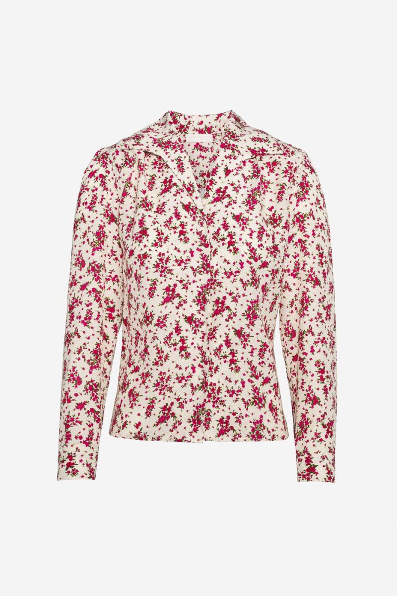 Lu Lu Blouse Berry Print