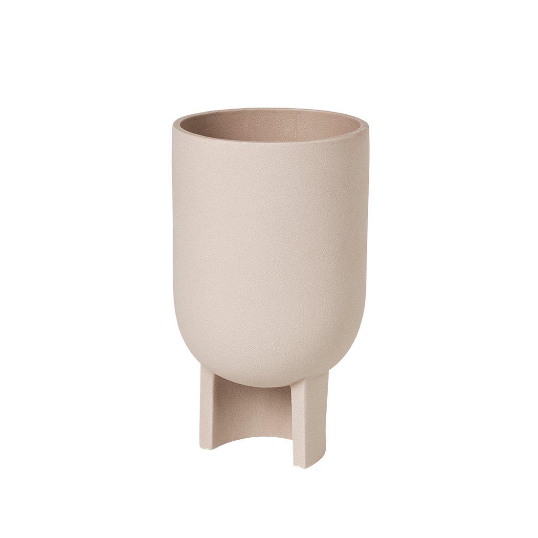 Serene Flowerpot M Terracotta, Sand