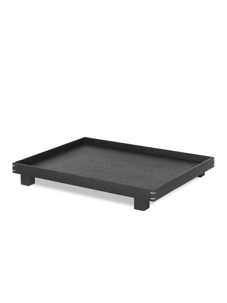Bon Wooden Tray, Large Black Oak